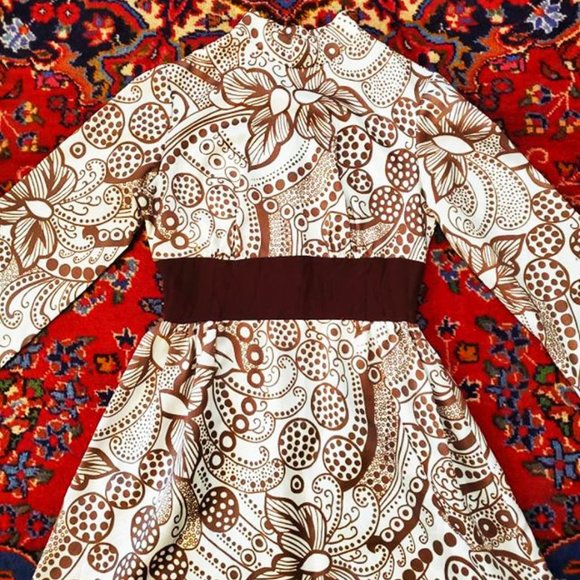 Vintage Vicky Vaughn Paisley Dress - Picture 2 of 4